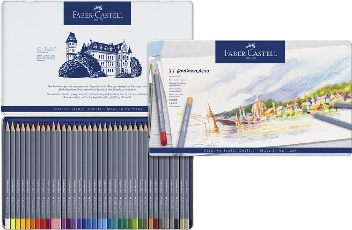 FABER CASTELL 36 GOLDFABER AQUA