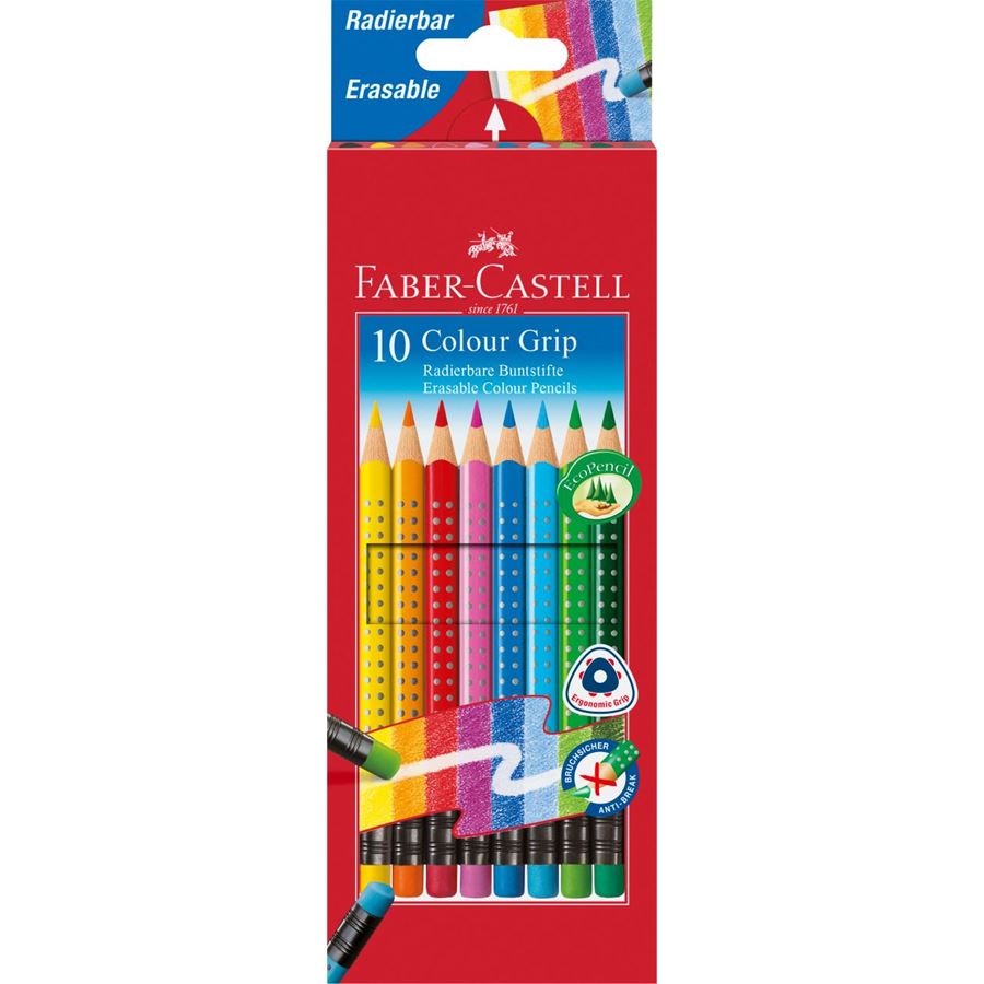 FARVEBLYANT ERASABLE FABER CASTELL 10 STK