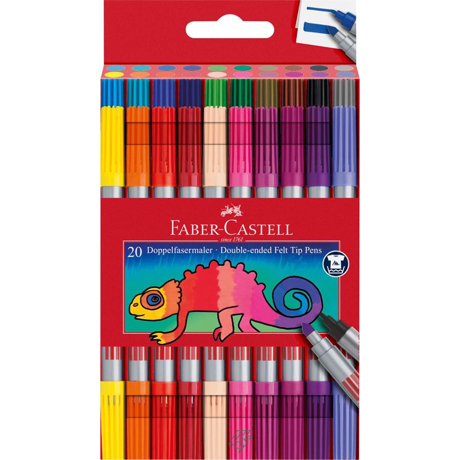 TUSSER FABER CASTELL 2 SPIDSER 20 STK.