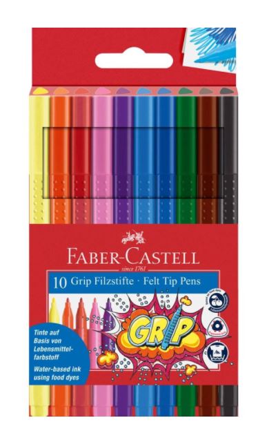 TUSSER GRIP 2001 FABER CASTELL 10 STK.