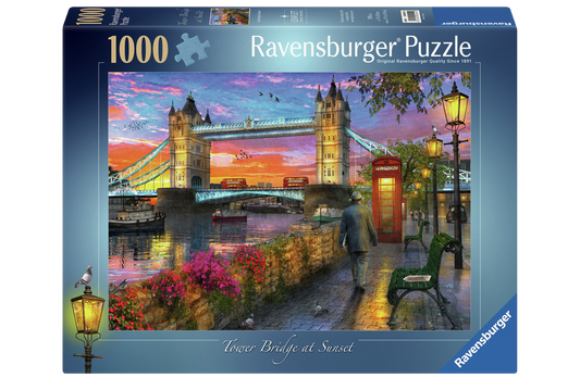 RAVENSBURGER TOWER BRIDGE AT SUNSET 1000 BRIKKER