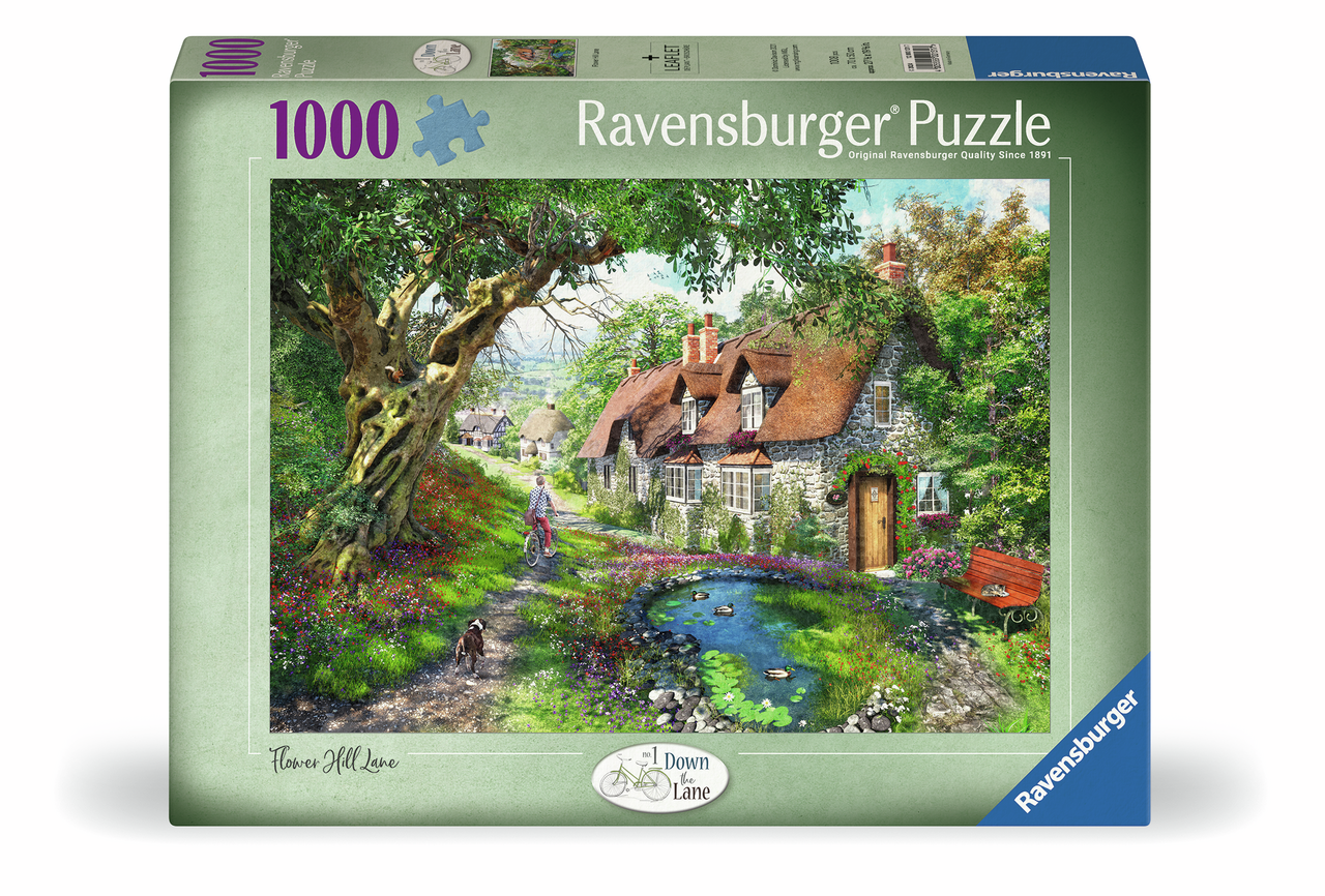 RAVENSBURGER FLOWER HILL LANE 1000 BRIKKER
