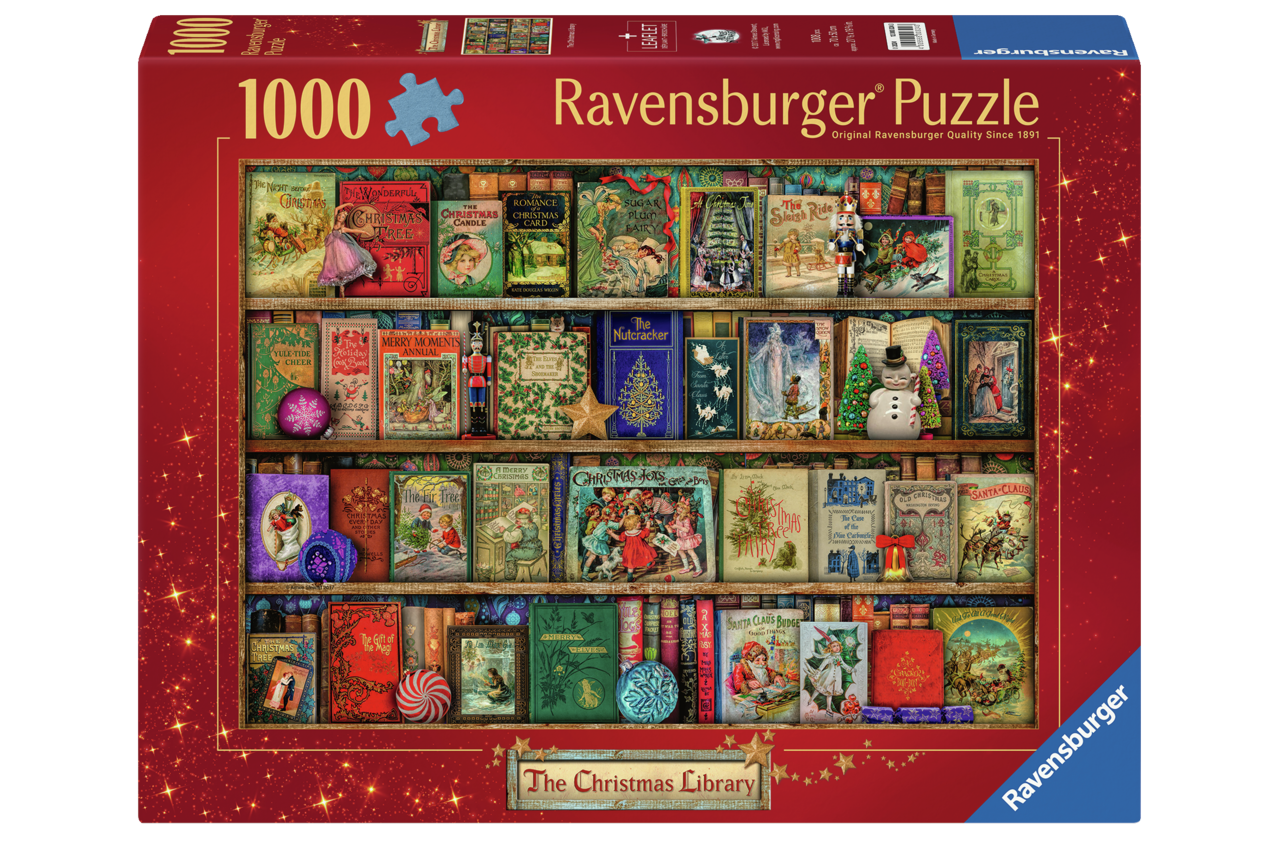 RAVENSBURGER CHRISTMAS LIBRARY 1000 BRIKKER