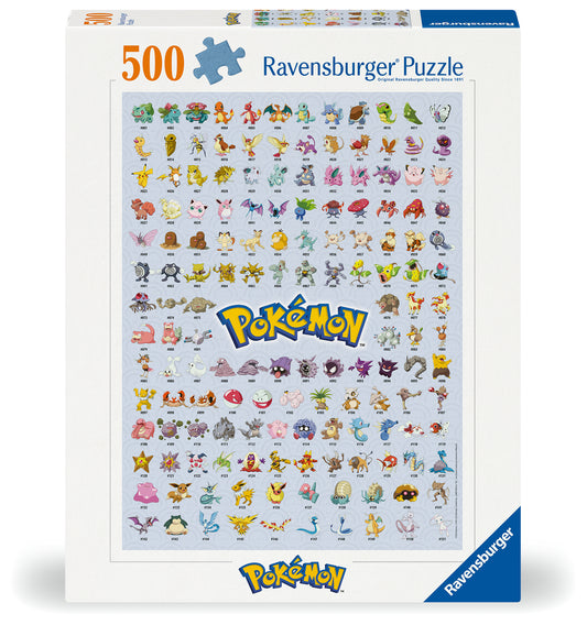 RAVENSBURGER POKÉMON FIRST 151 500 BRIKKER