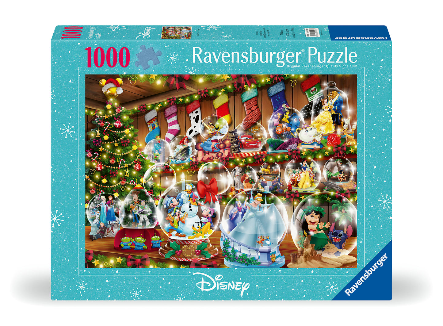 RAVENSBURGER DISNEY CHRISTMAS 1000 BRIKKER