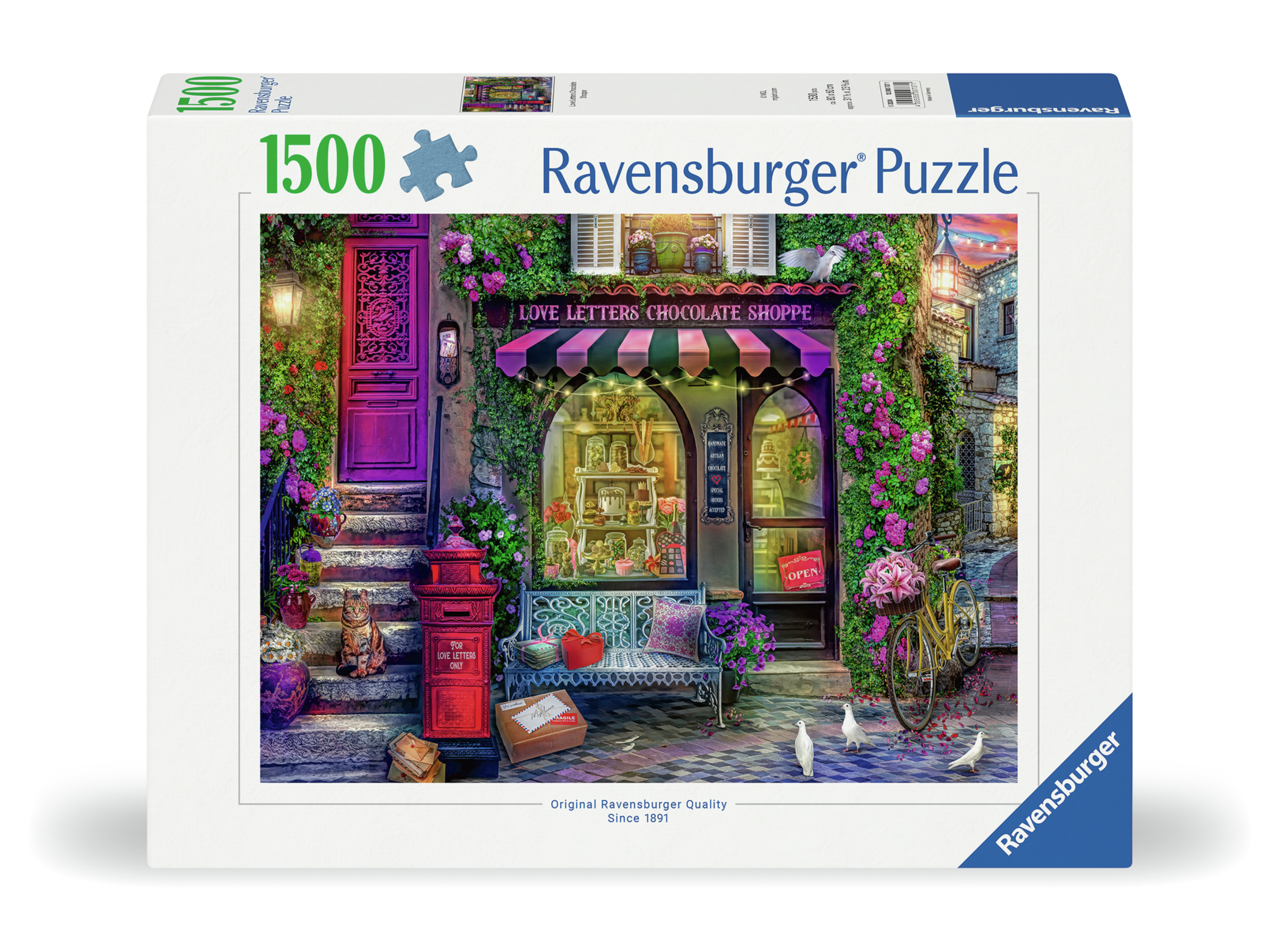 RAVENSBURGER LOVE LETTERS CHOCOLATE SHOP 1500 BR