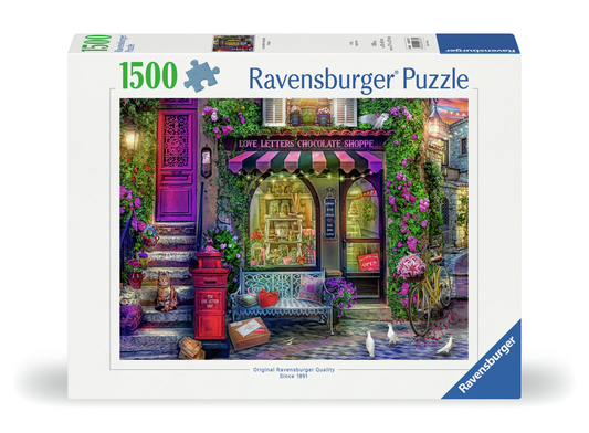 RAVENSBURGER LOVE LETTERS CHOCOLATE SHOP 1500 BR