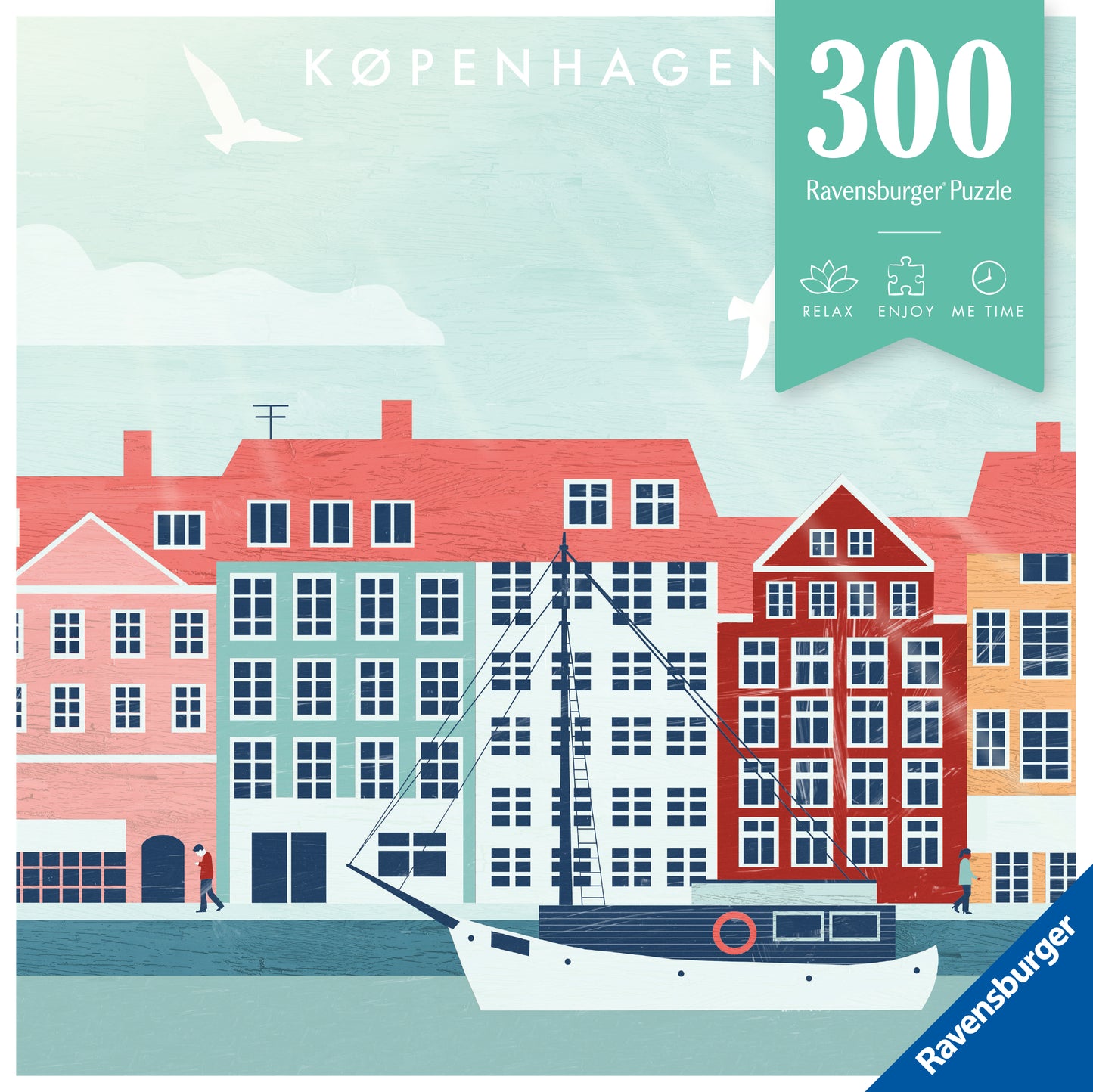 RAVENSBURGER PUZZLE MOMENT KØBENHAVN 300 BRIKKER
