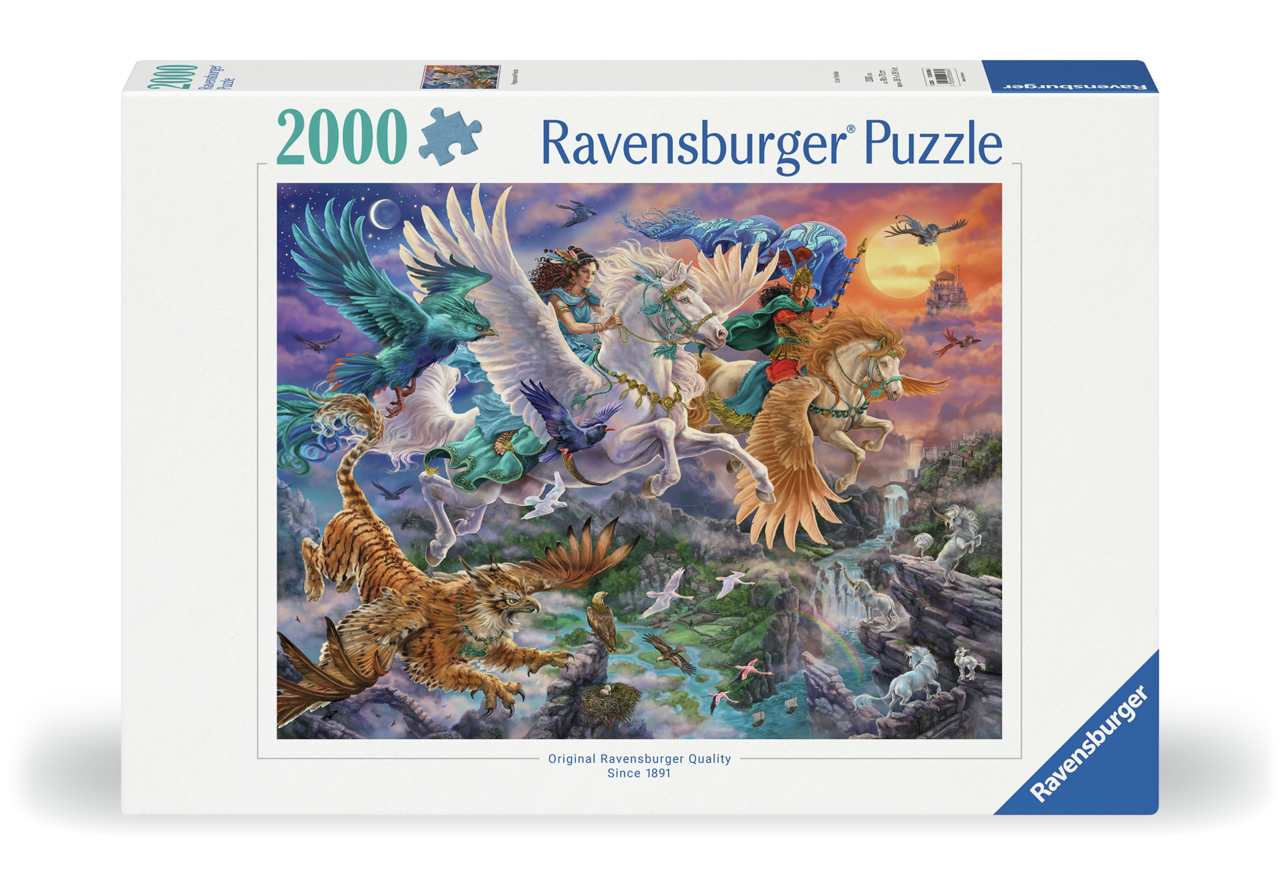 RAVENSBURGER PEGAGUS & FRIENDS 2000 BRIKKER