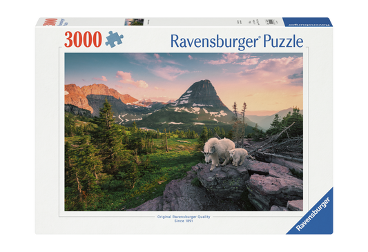 RAVENSBURGER SNEGED I BJERGENE MED KID 3000 BRIKKE
