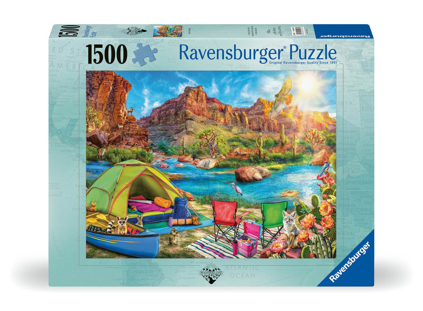 RAVENSBURGER CANYON CAMPING 1500 PCS