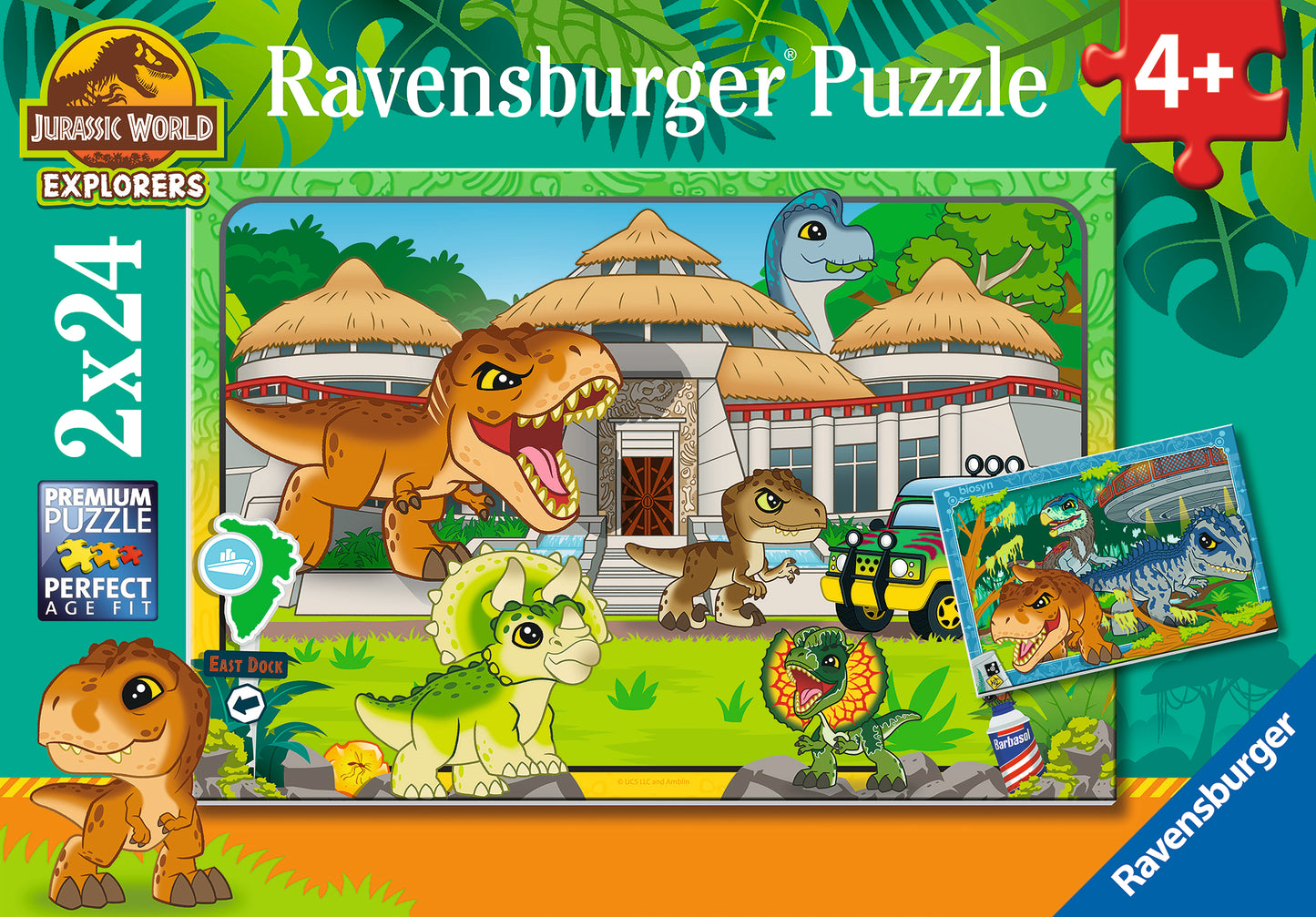 RAVENSBURGER JURASSIC WORLD 2 X 24