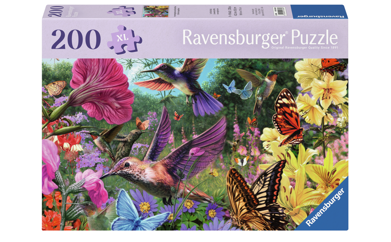 RAVENSBURGER HUMMINGBIRDS & BUTTERFLIES 200 BR