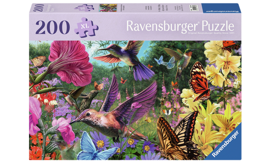 RAVENSBURGER HUMMINGBIRDS & BUTTERFLIES 200 BR