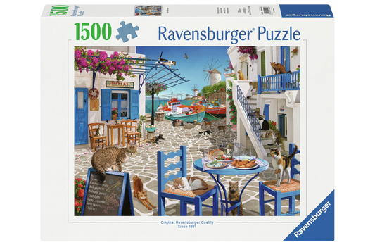 RAVENSBURGER CATS OF MYKONOS 1500 BRIKKER