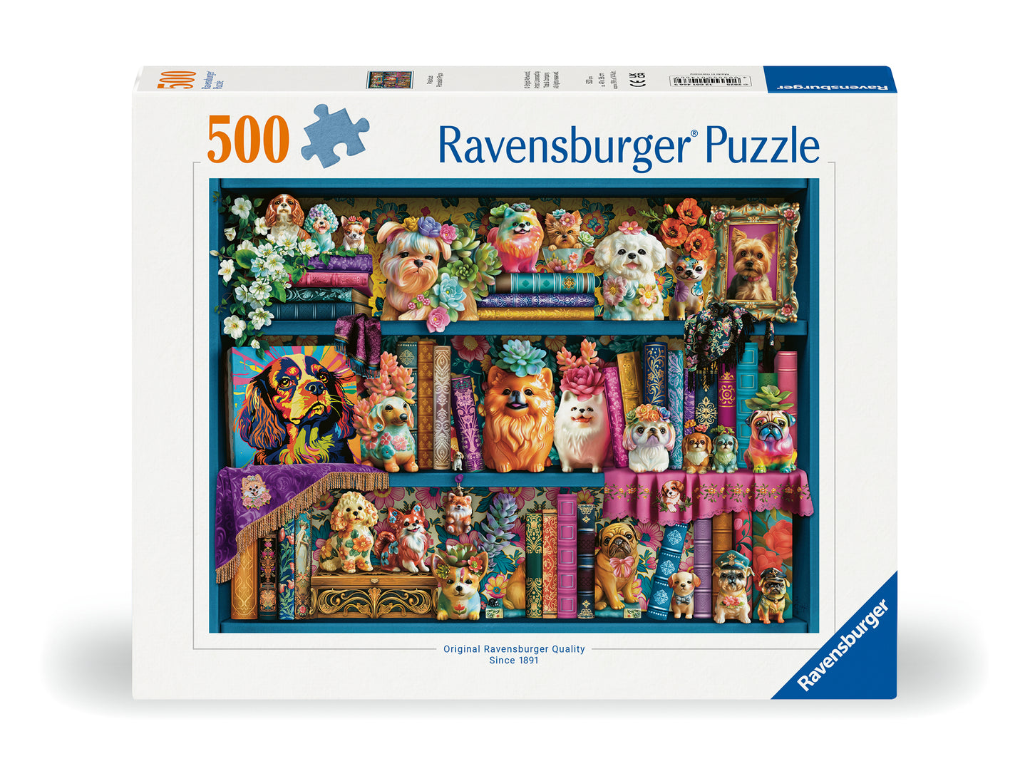 RAVENSBURGER PRECIOUS PORCELAIN PUPS 500 BRIKKER