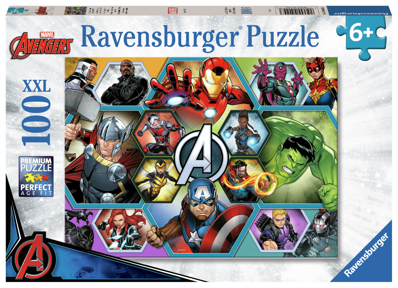 RAVENSBURGER MARVEL AVENGERS 100 BRIKKER