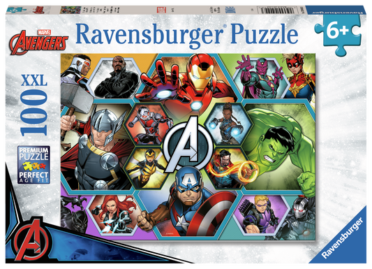 RAVENSBURGER MARVEL AVENGERS 100 BRIKKER