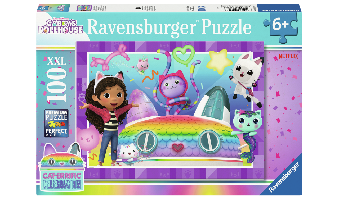 RAVENSBURGER GABBY'S DOLLHOUSE 100 BRIKKER XXL