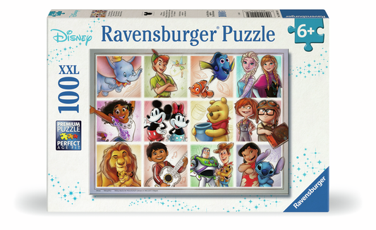 RAVENSBURGER DISNEY MULTICHARACTER 100 BRIKKER XXL