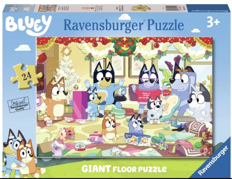 BLUEY CHRISTMAS GIGANT FLOOR PUZZLE 24