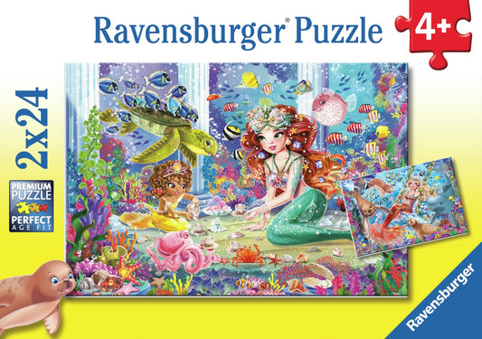 RAVENSBURGER HAVFRUER 2 X 24 BRIKKER