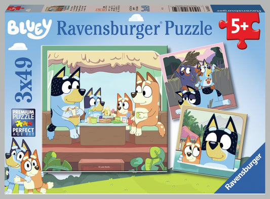 RAVENSBURGER BLUEY 3X49 BRIKKER