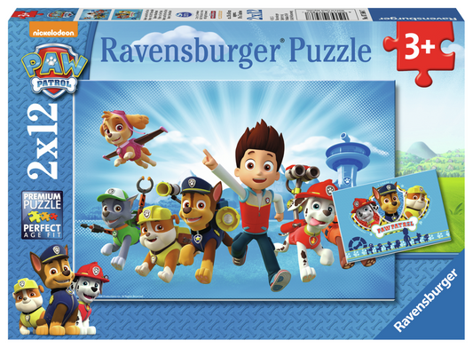 RAVENSBURGER PAW PATROL 2 X 12 BRIKKER