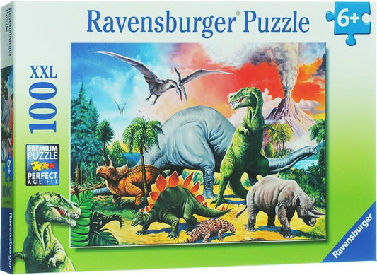 RAVENSBURGER AMONG THE DINOSAURS 100 BRIKKER