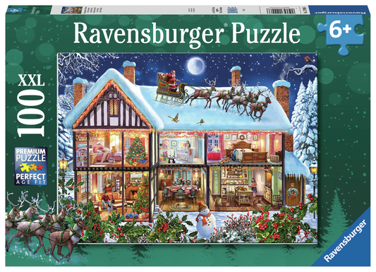 RAVENSBURGER CHRISTMAS AT HOME 100 BRIKKER