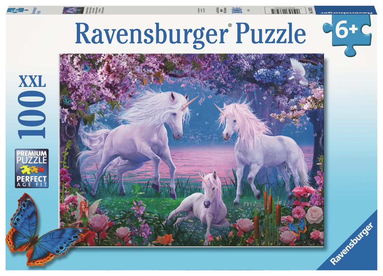 RAVENSBURGER THREE UNICORNS 100 BRIKKER