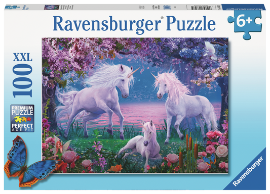 RAVENSBURGER THREE UNICORNS 100 BRIKKER