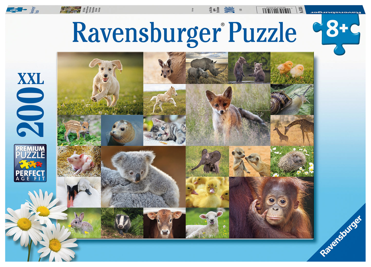 RAVENSBURGER ANIMAL BABIES 200XLL