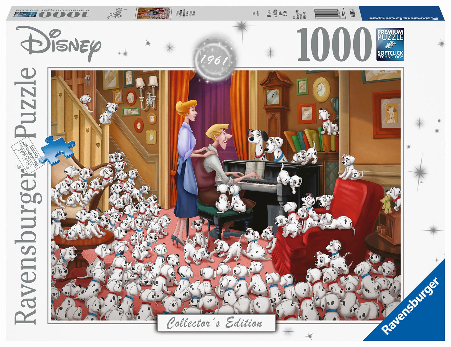 RAVENSBURGER 101 DALMATIONS 1000 BRIKKER