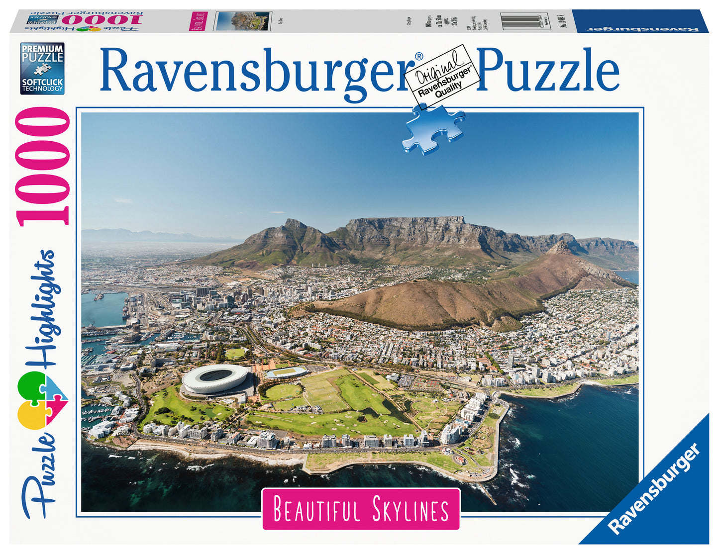 RAVENSBURGER PUSLESPIL CAPE TOWN 1000 BRIK