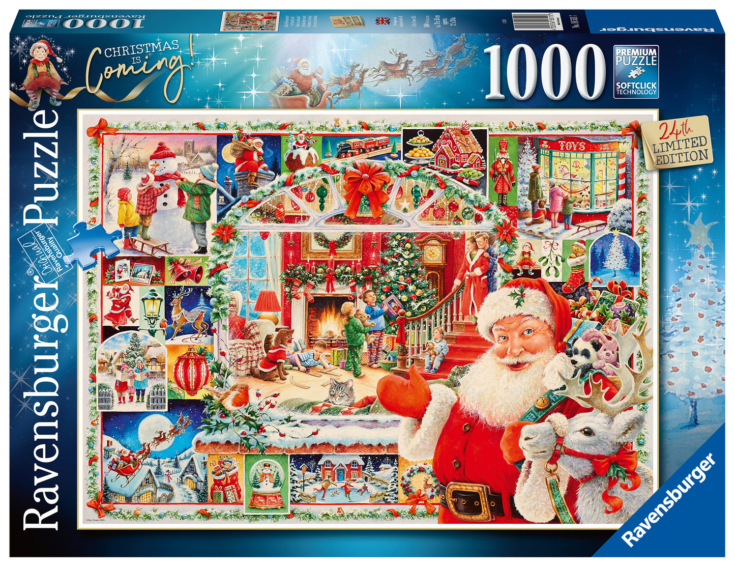 RAVENSBURGER CHRISTMAS IS COMING 1000 BRIKKER
