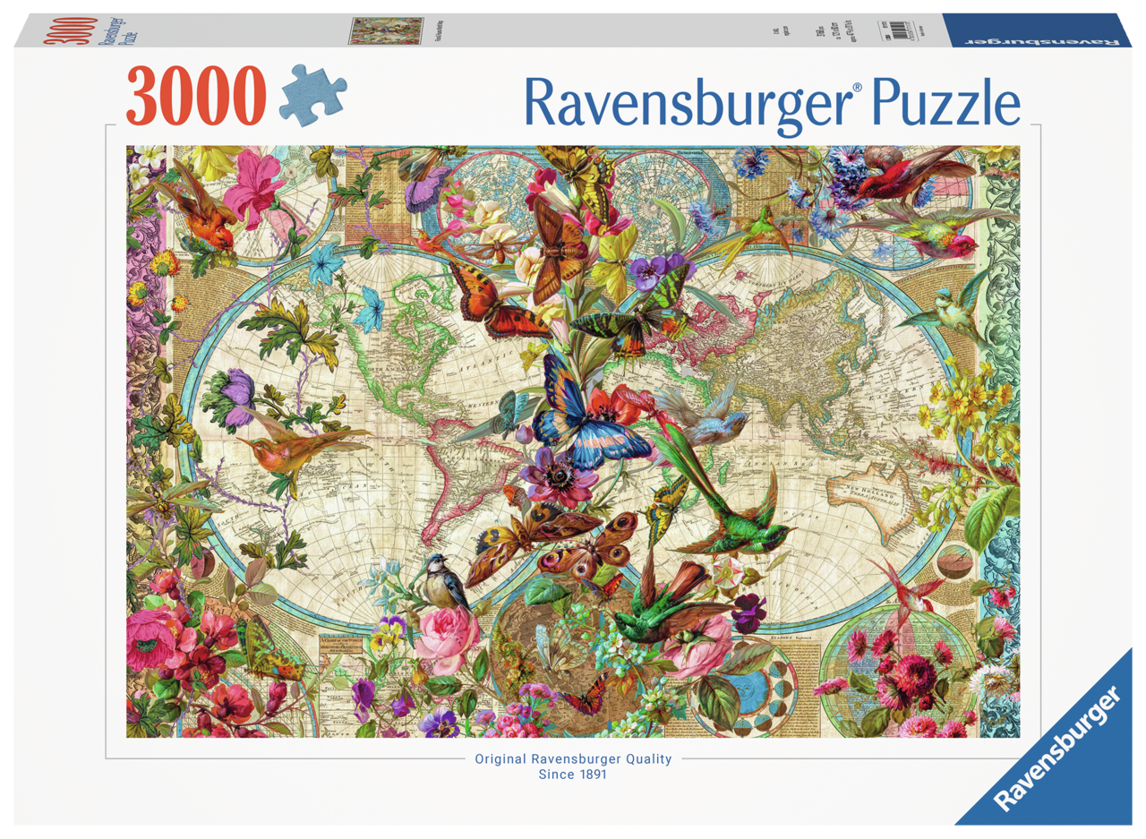 RAVENSBURGER FLORA & FAUNA 3000 BRIKKER