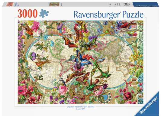 RAVENSBURGER FLORA & FAUNA 3000 BRIKKER