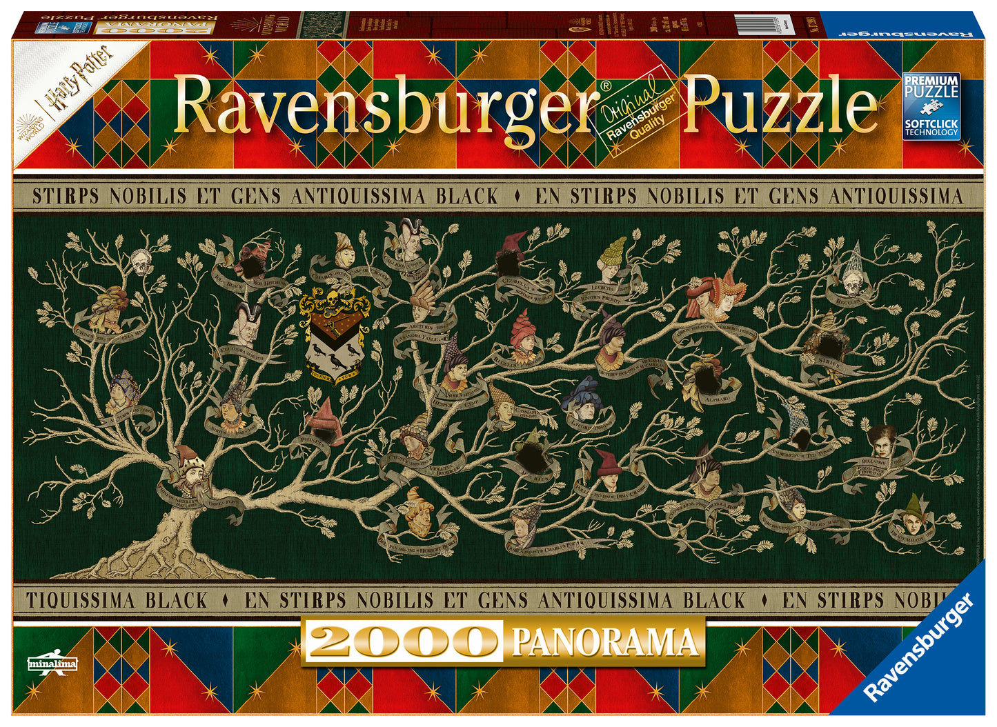 RAVENSBURGER HARRY POTTER BLACK FAMILY TREE 2000 BRIKKER