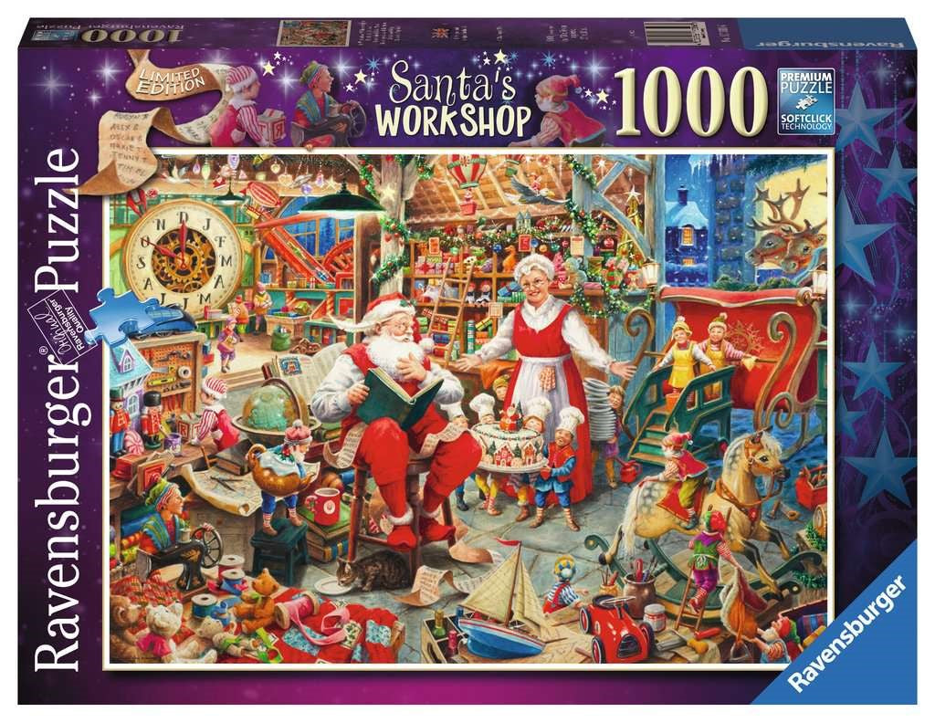 RAVENSBURGER SANTA'S WORKSHOP 1000 BRIKKER