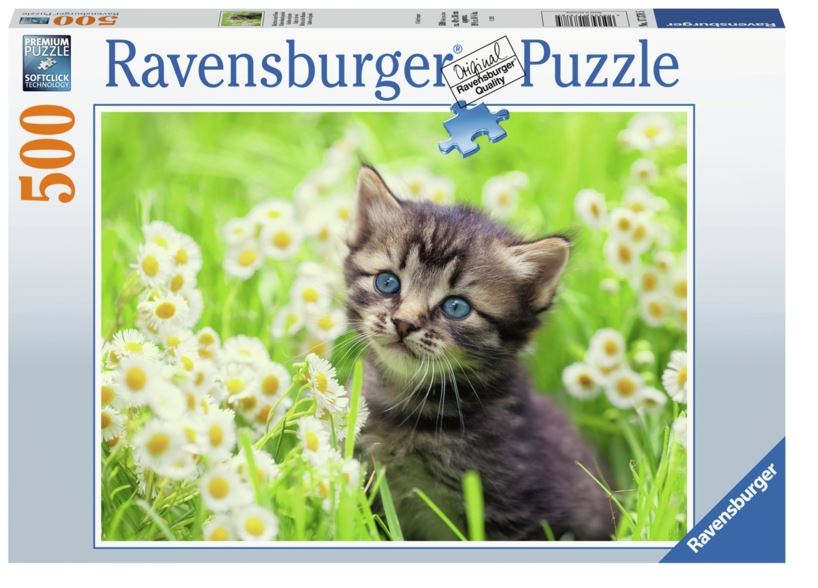 RAVENSBURGER KITTEN IN THE MEADOW 500 BRIKKER