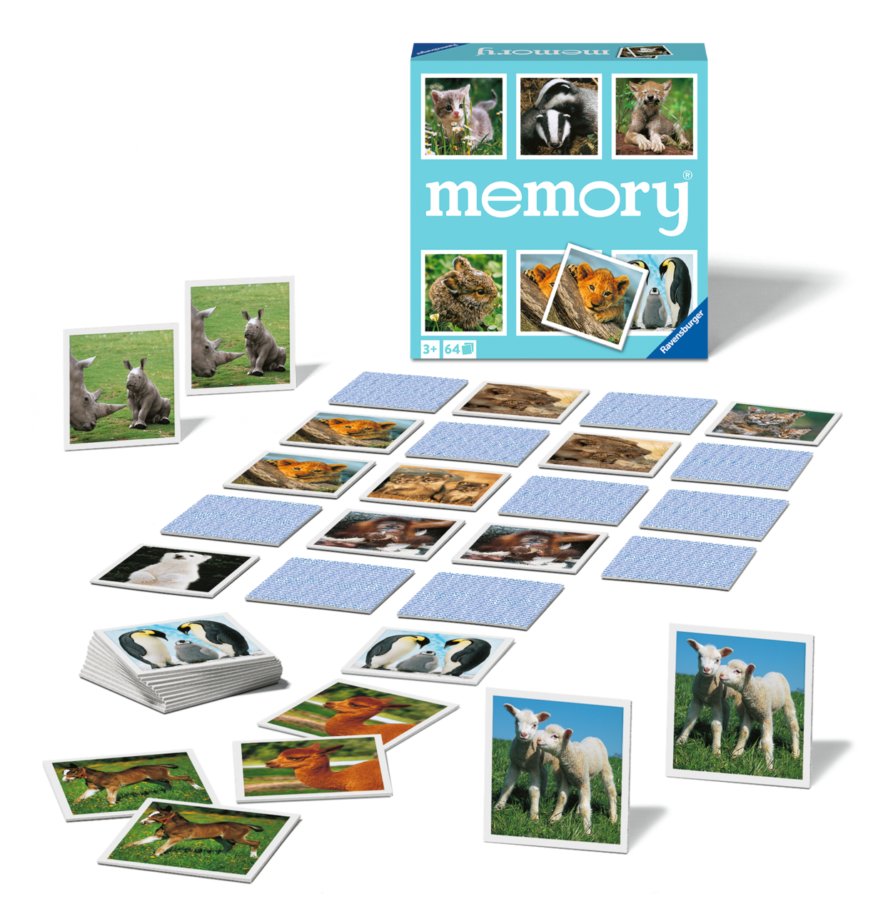 ANIMAL BABIES MEMORY SPIL