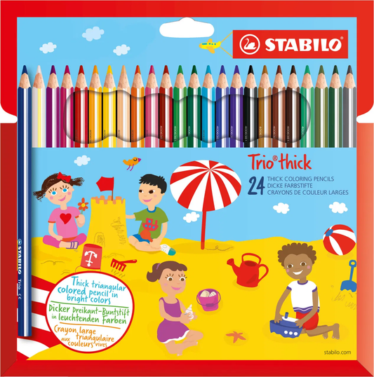 STABILO THICK TRIO 24 STK