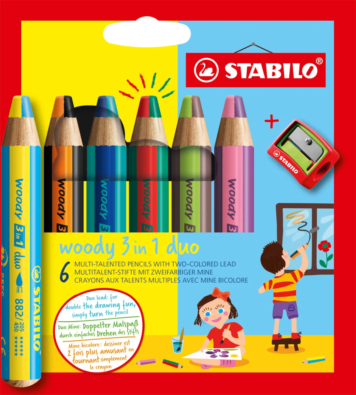 STABILO WOODY DUO