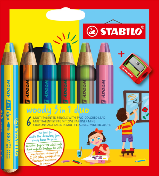 STABILO WOODY DUO