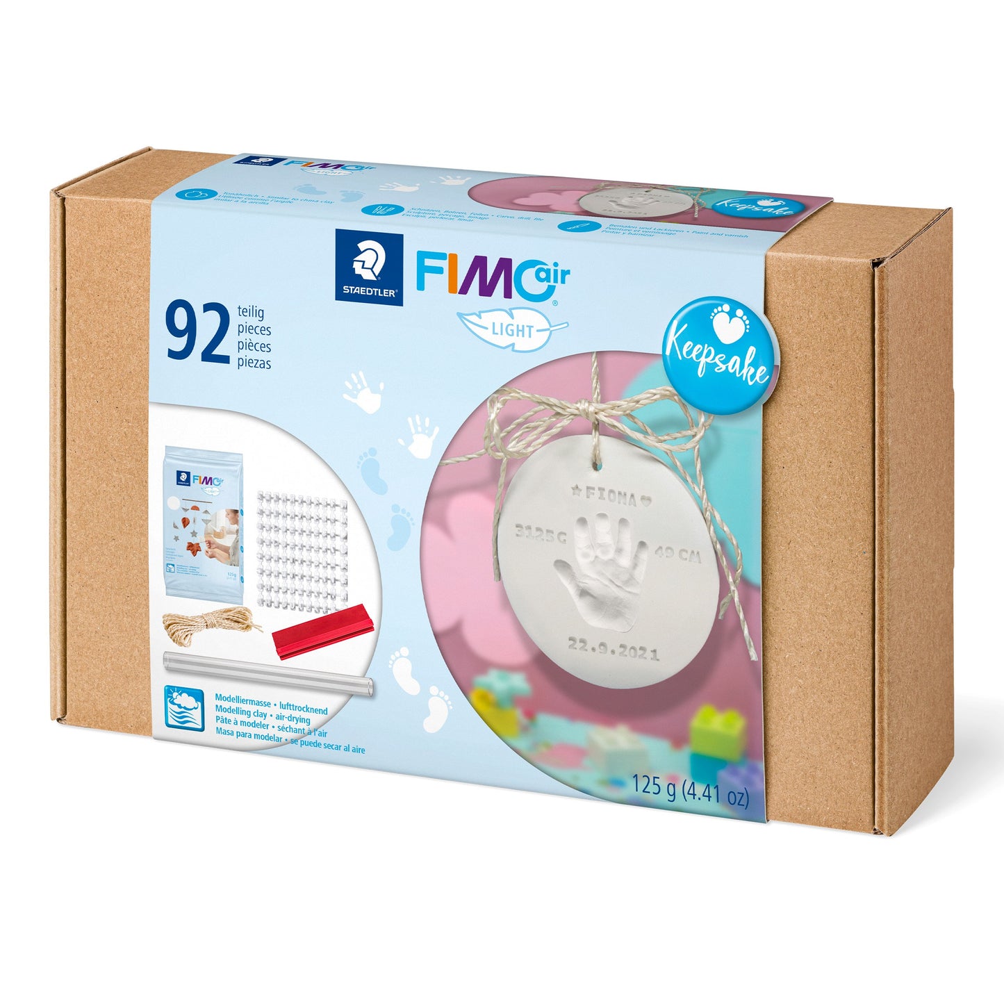 FIMO AIR MIXED SÆT HÅND/FOD TRYK