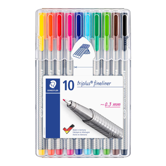 FINELINER STAEDTLER TRIPLUS 10 ASS.
