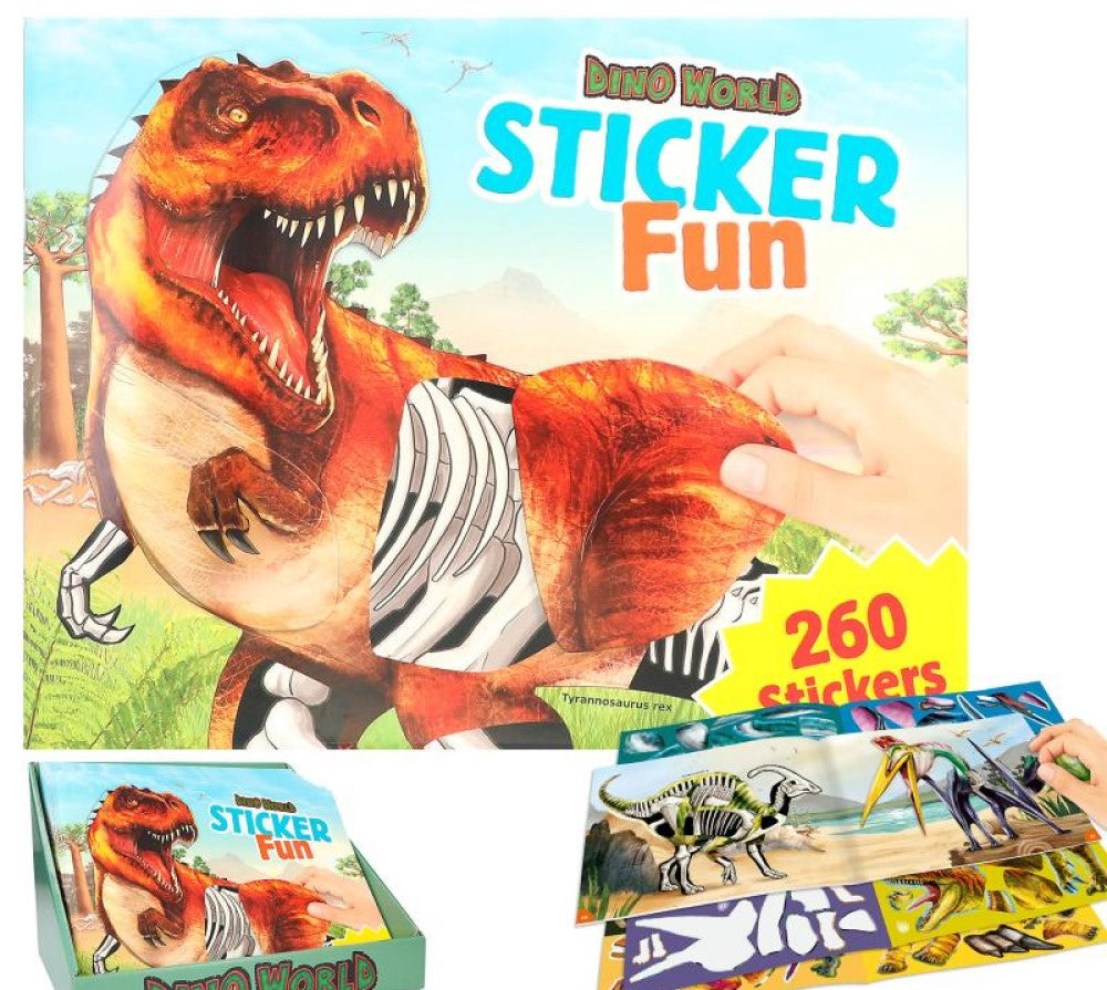 DINO WORLD STICKER FUN