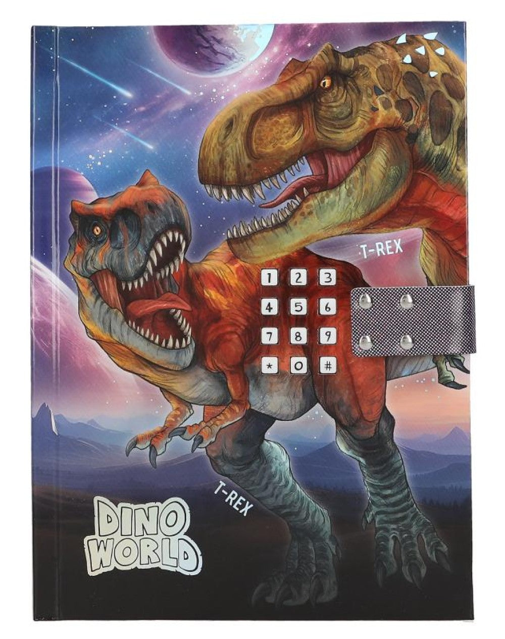 DINO WORLD DAGBOG M/KODE OG LYD