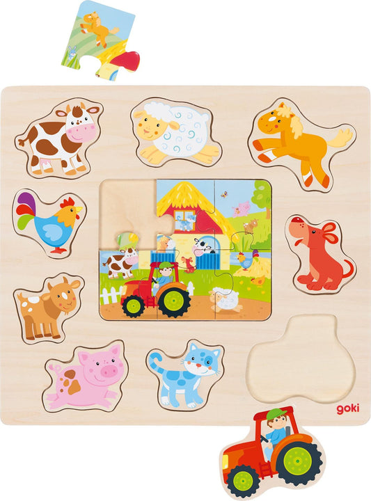 GOKI PUZZLE FARM ANIMALS